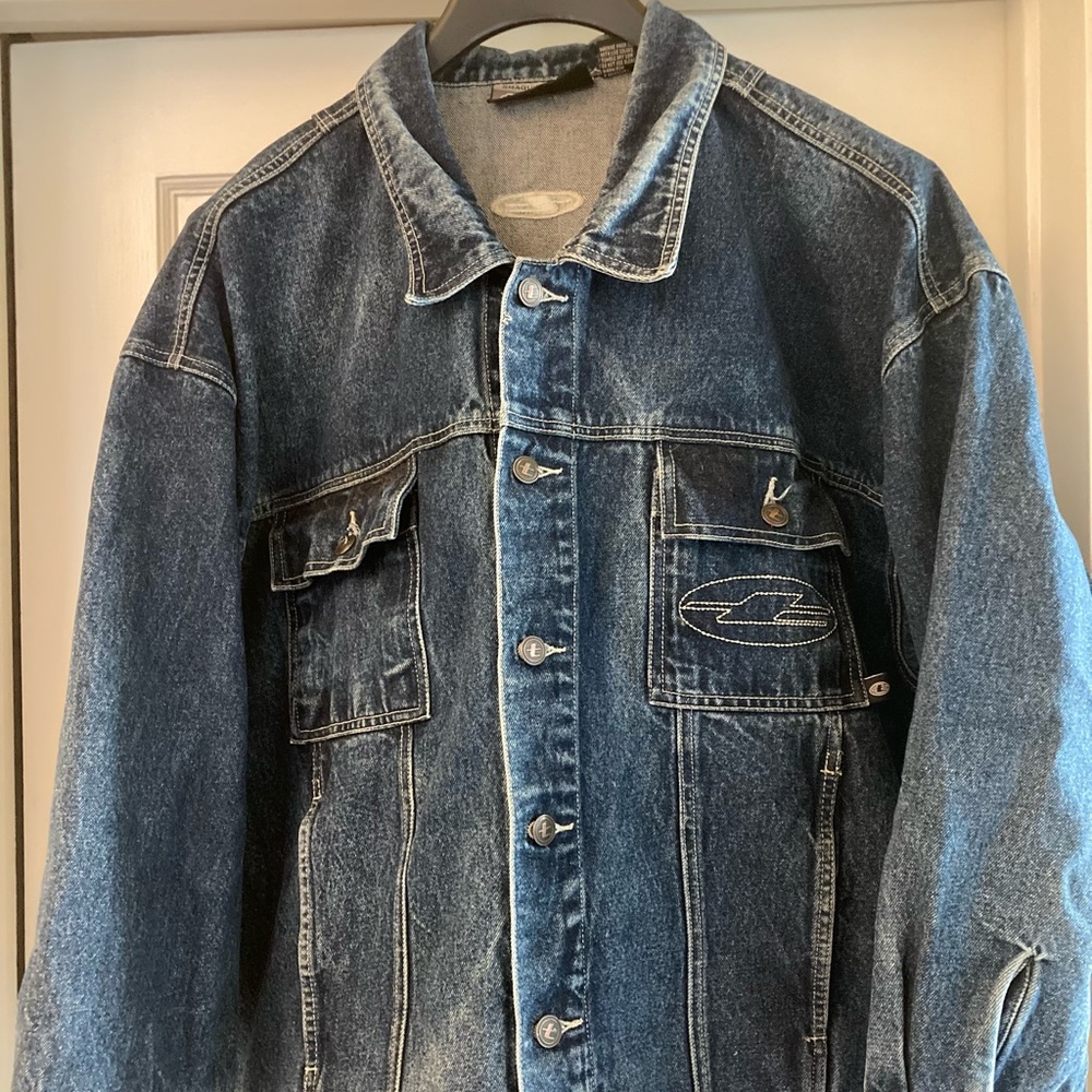 Vintage (circa 2000) Shaq TWIsM denim jacket.